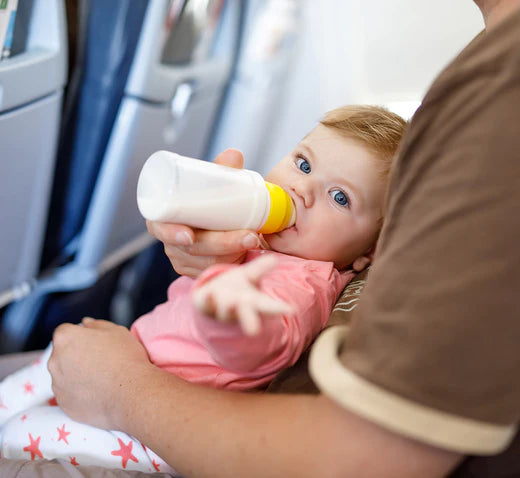 Découvrez nos conseils pour prendre l'avion avec un bébé