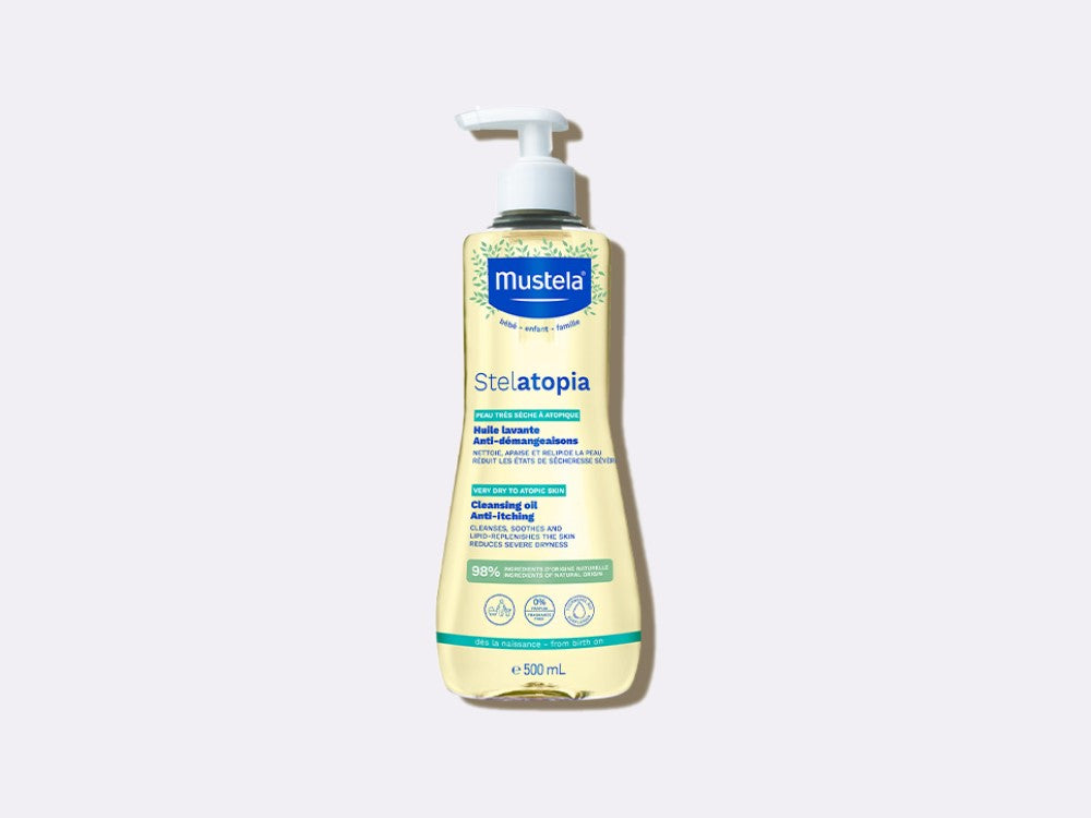 Mustela Bébé-Enfant Stelatopia+ Crème Relipidante Anti-Grattage Peau Très  Sèche À Atopique Bio 300ml